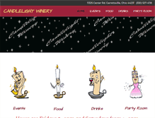 Tablet Screenshot of candlelightwinery.com
